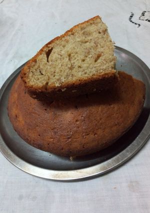 A picture of Banana bread w/o Milk.