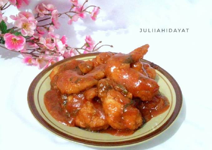 Fire chicken wings ala recheese factory