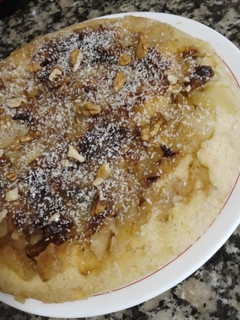 Una foto de Tarta de manzana rápida y simple sin horno