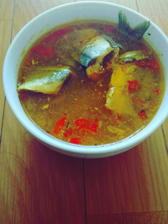 Foto resep Ikan tengiri sayur kuning pedas asam