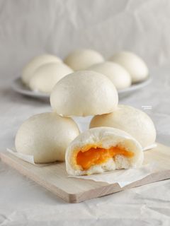 A picture of Salted Egg Yolk Lava Bun [Liu Sha Bao].