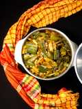 ঢেঁড়স ও আলু ভাজি