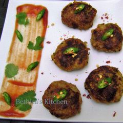 A picture of Potato Cabbage Tikki.