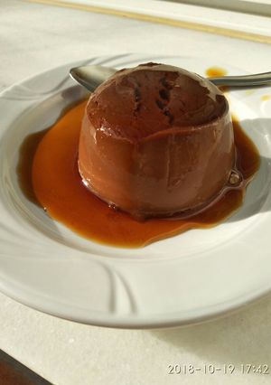 Foto principal de Flan de chocolate con caramelo de cerveza