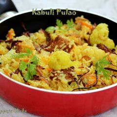 Kabuli Pulao A picture of Kabuli Pulao.