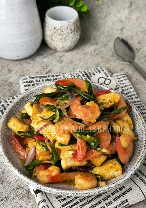 Foto resep Udang Tumis Saus Tiram