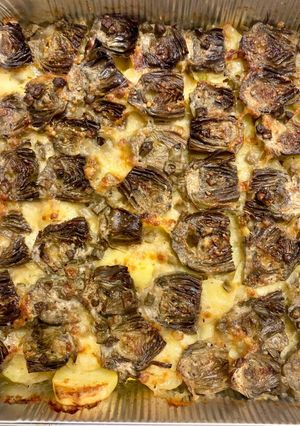 Foto di Patate e carciofi al forno