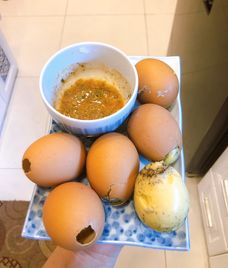 trứng gà nướng