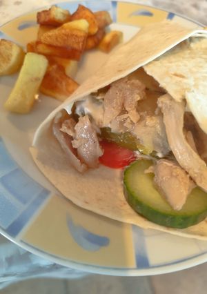 Csirkés tortilla csivi módra recept fotója