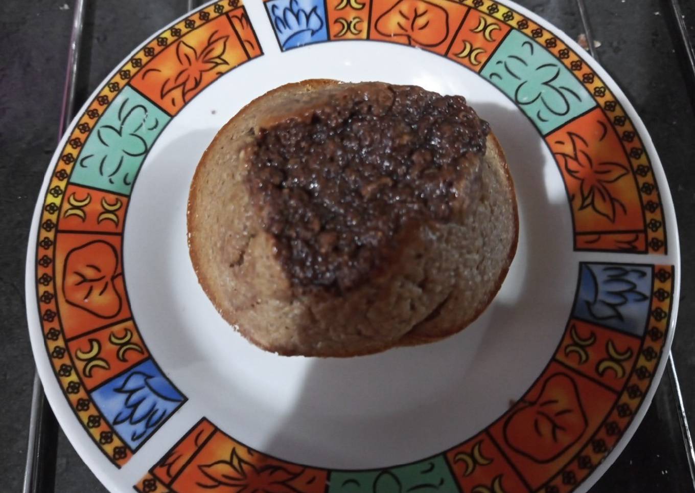 Volcán de avena y chocolate 🍮🍫