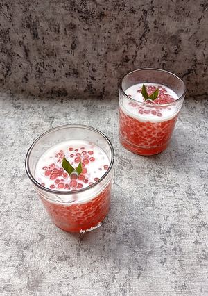 Foto resep Bubur Mutiara Kuah Krimer