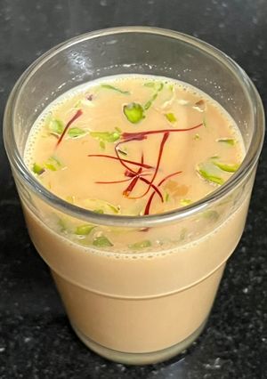 A picture of Kesar Pista Chai ☕️ { Winter Special }.
