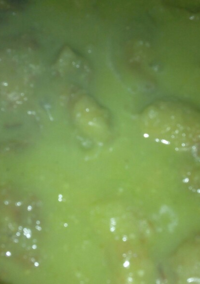 Una foto de CHICHARRÓN CON SALSA VERDE A LA Mario's