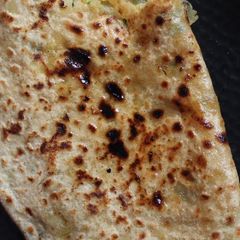 Aloo ka paratha A picture of Aloo ka paratha.