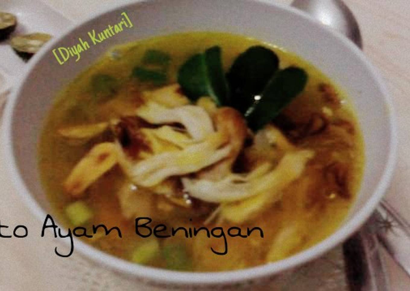 Soto Ayam Beningan (Simple)