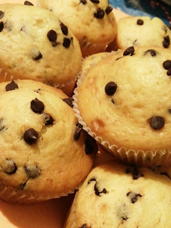 Foto di Muffins con gocce di cioccolato