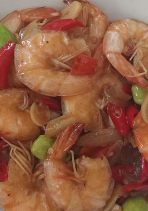 Foto resep Tumis Udang Pete