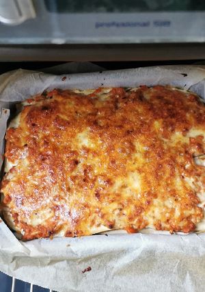 Una foto de Moussaka de pavo baja en calorías