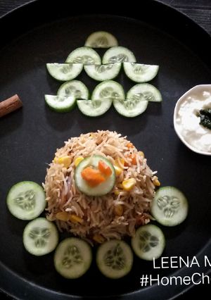 A picture of Corn Handi Pulav.