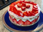 Une photo de gâteau mascarpone