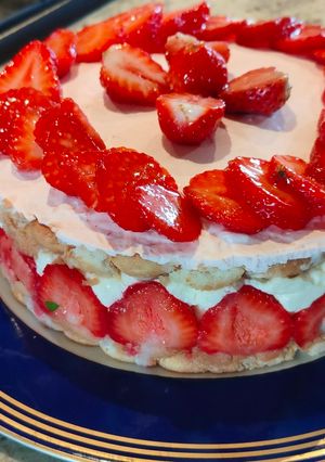 Une photo de Fraisier au mascarpone
