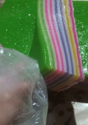 Foto resep Lapis 🌈 pelangi