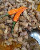 Ba rọi xào mắm ruốc