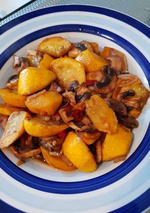 Foto resep Terung Jamur Pedas
