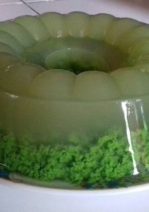 Foto resep Puding lumut ceriaa