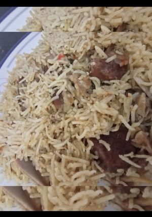 A picture of Mutton pulao.