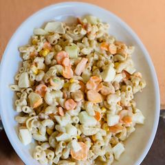 A picture of Macaroni salad.