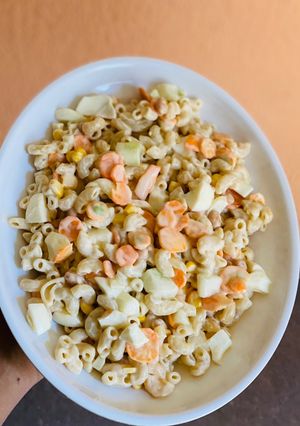 A picture of Macaroni salad.