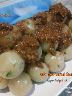 Foto resep 🍽 Cilok Telur Sambal Kacang ala Dapur Fitri 🍽