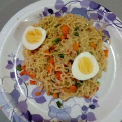 A picture of Veggie indomie.