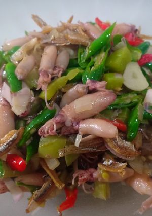 Foto resep Tumis Cumi Asin