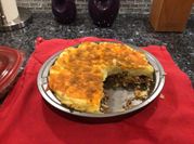A picture of beef meat pie