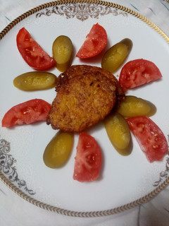 عکسی از دستور کتلت سیب زمینی و سویا