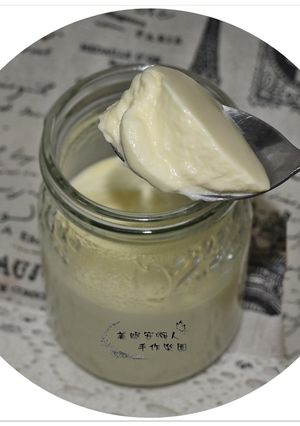 優格機自製酸奶油 的食譜成品照片