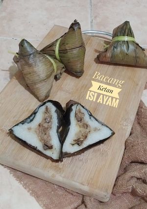 Foto resep Bacang Ketan Isi Ayam