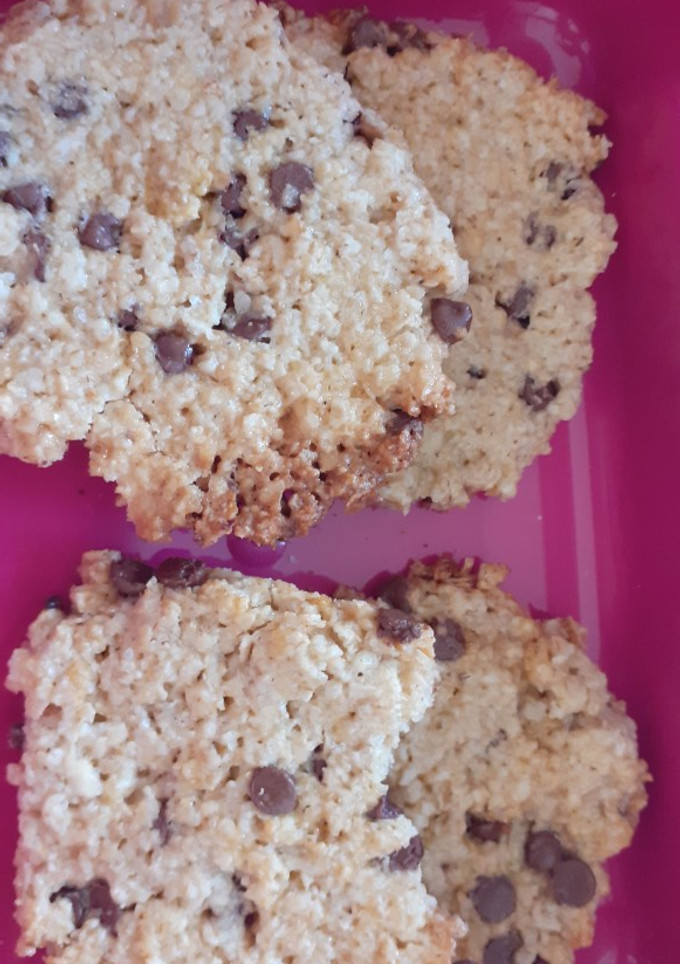 Una foto de Galletas de avena y chispas de chocolate