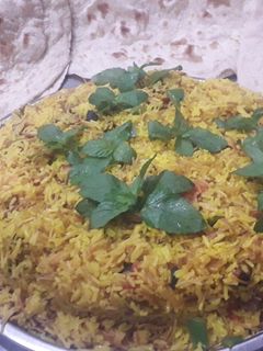 صورة لوصفة رز بالخضار والشعيرية 🤗