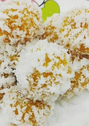 Foto resep Kelpon Labu Kuning🎃, Enak kenyal dan meletus 🎆saat dimakan🏆