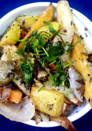 A picture of Traditional Bengali Mix Vegetables.