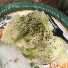 A picture of Creamed cabbage.