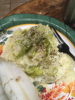 A picture of Creamed cabbage.