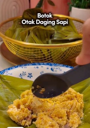 Foto resep 419. Botok Otak Sapi