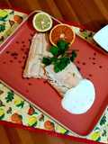 Salmone al vapore di tè verde e salsa allo yogurt