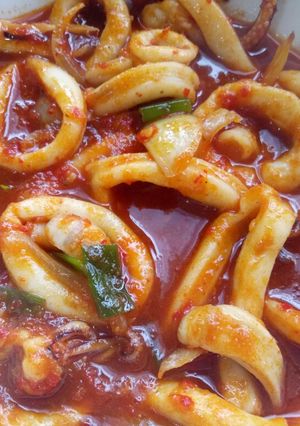 Foto resep Cumi saos padang