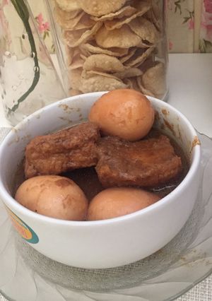Foto resep Semur telor tahu