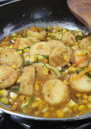Foto resep Tumis Jagung Tofu
